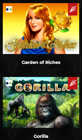 Garden of Riches și Gorilla MaxBet